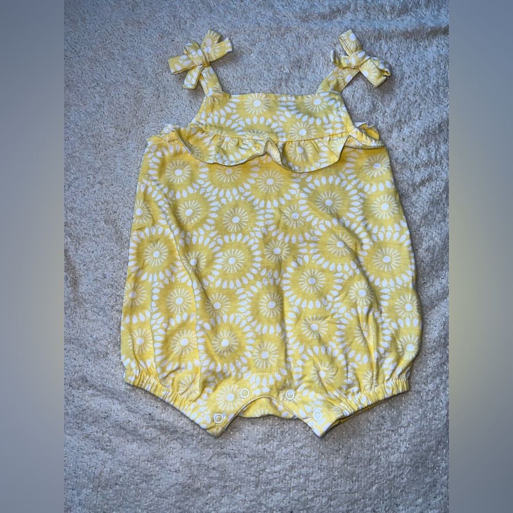 Yellow Baby Essentials Shorts Jumper
